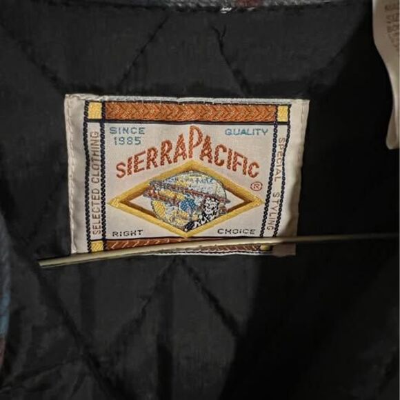 Vintage Sierra Pacific Lined Plaid Flannel Shirt M - Picture 5 of 5